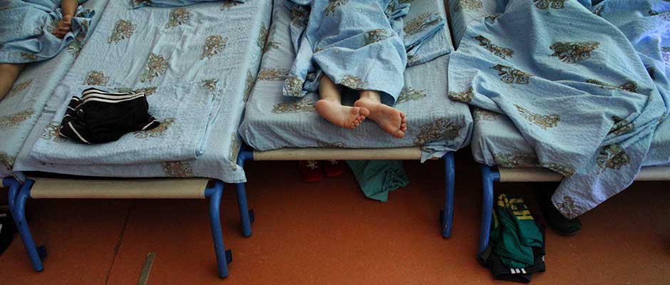 Kids Sleeping at a Daycare Center | Djeca spavaju u vrtiću