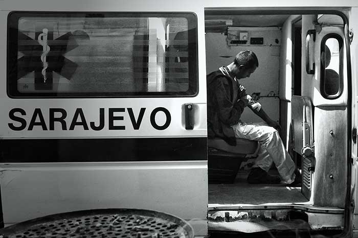 Goran Suvalic in Sarajevo Ambulance