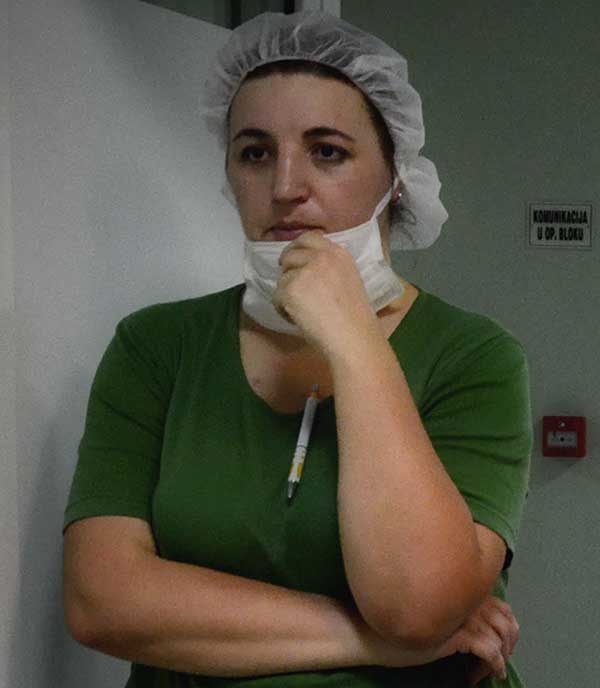 Medicinska sestra Laila Olgic u Bolnici Dr. Safet Mujić | Nurse Laila Olgic at Hospital Dr. Safet Mujić